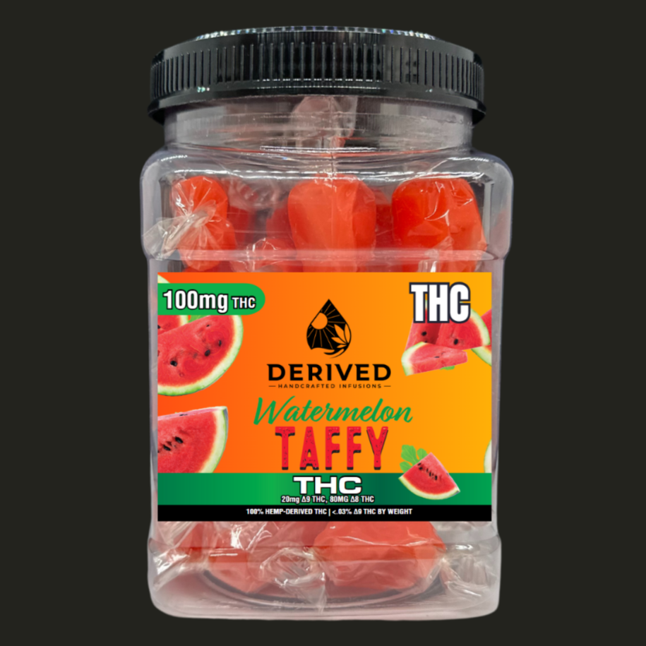 100mg D9+D8 - Watermelon Taffy