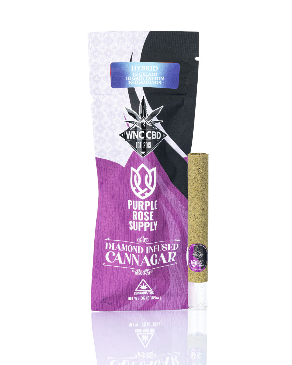 THCa Diamond Infused Cannagar - Hybrid