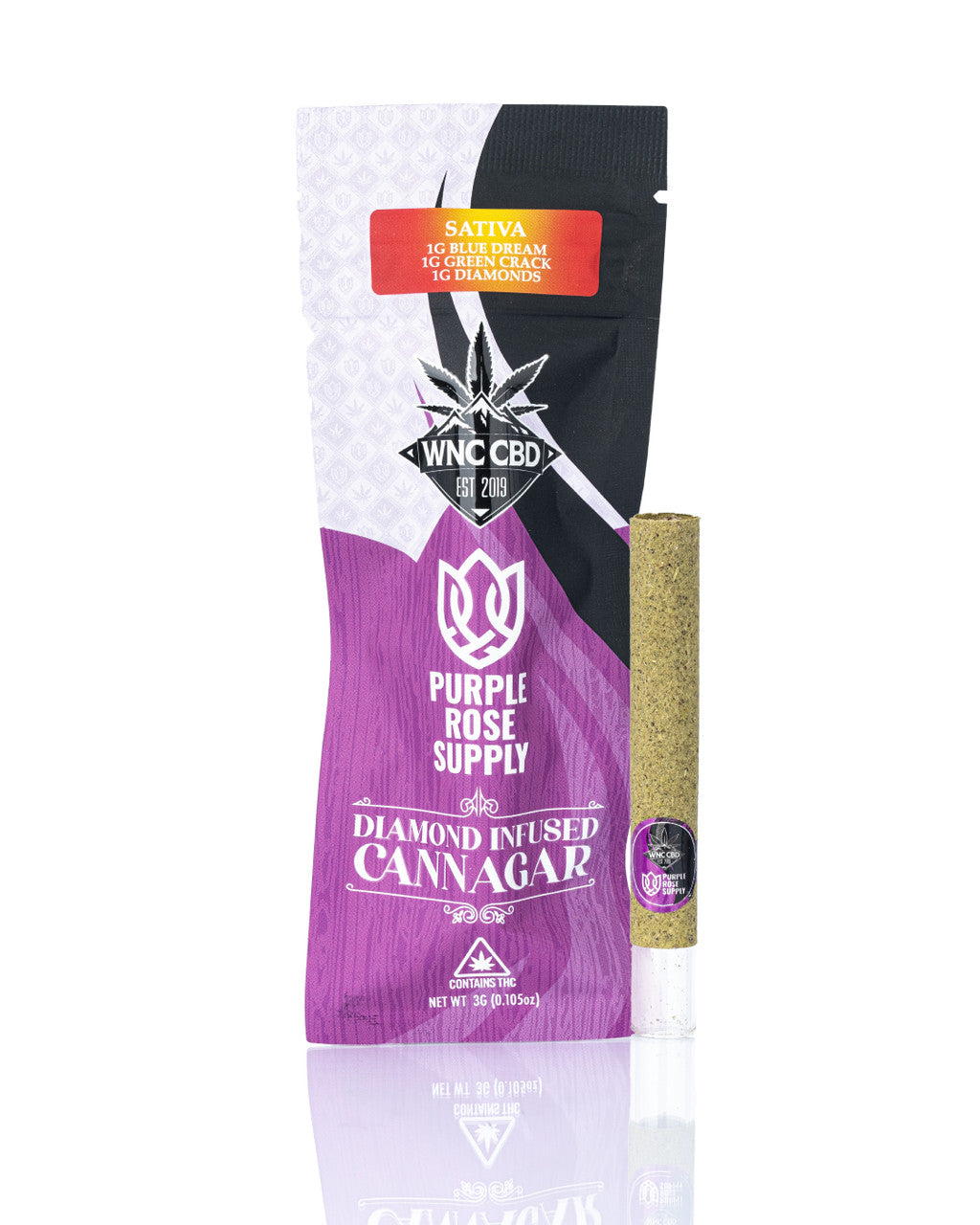 THCa Diamond Infused Cannagar - Sativa
