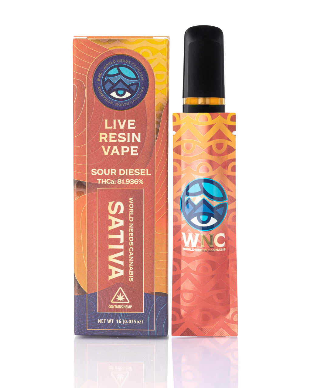 Live Resin Disposable 1g Sour Diesel (Sativa)