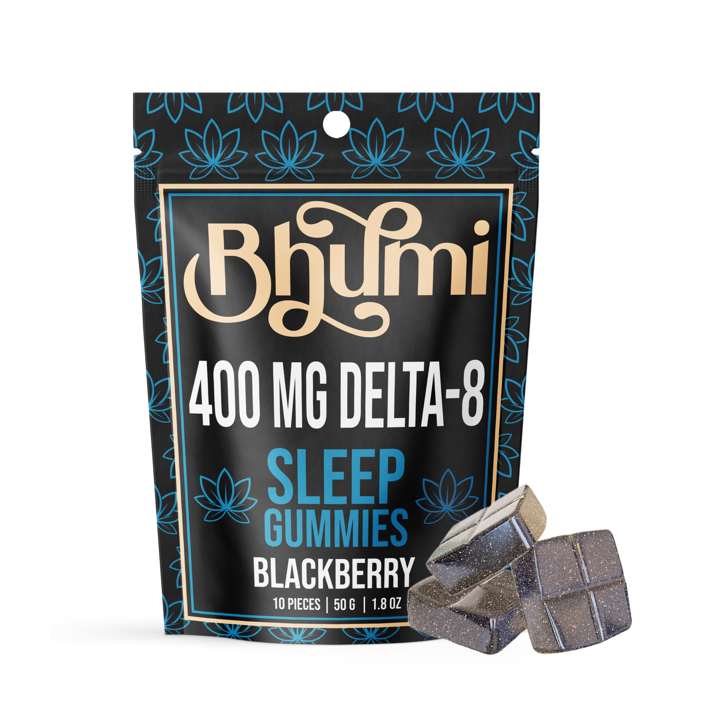 Bhumi 400mg Delta 8 Blackberry Gummies