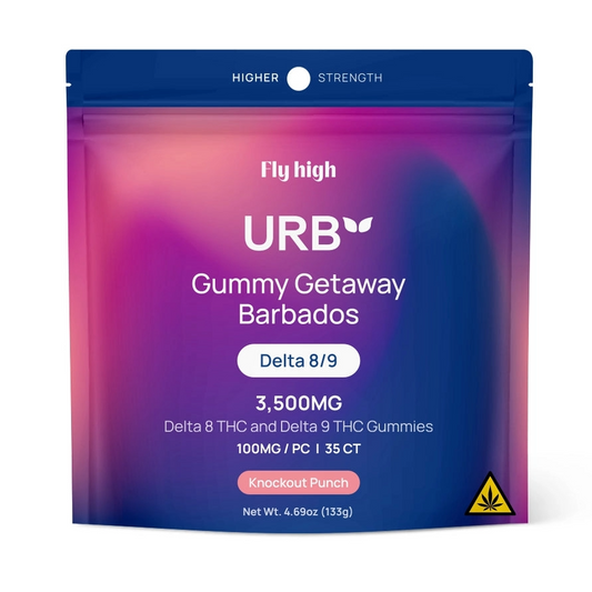 URB  Gummies 100mgs  Knockout Punch