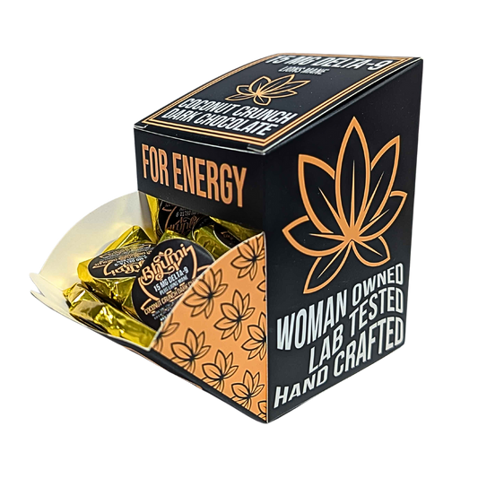 Coconut Crunch Dark Chocolate 15mg Delta 9 THC