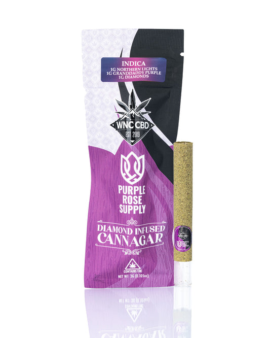 THCa Diamond Infused Cannagar - Indica