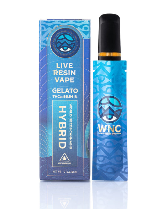 Live Resin Disposable 1g Gelato (Hybrid)