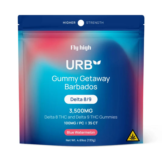 D8/D9 THC Gummies 3500MG Blue Watermelon