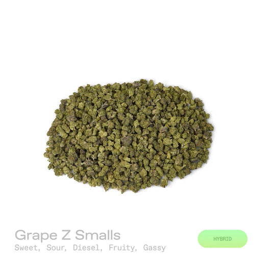 THC-A Flower - Grape Z Smalls (Indoor) (Hybrid)
